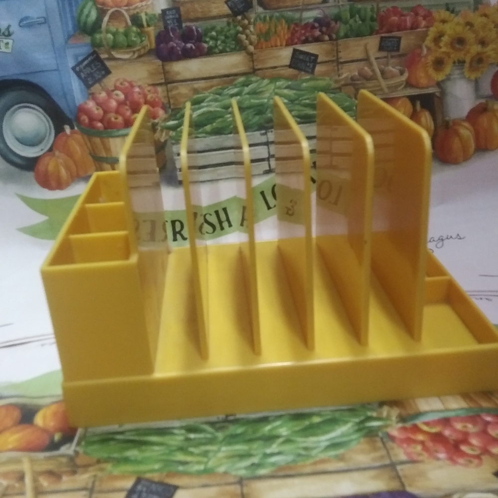 Vtg. Max Klein Plastic Desk Organizer